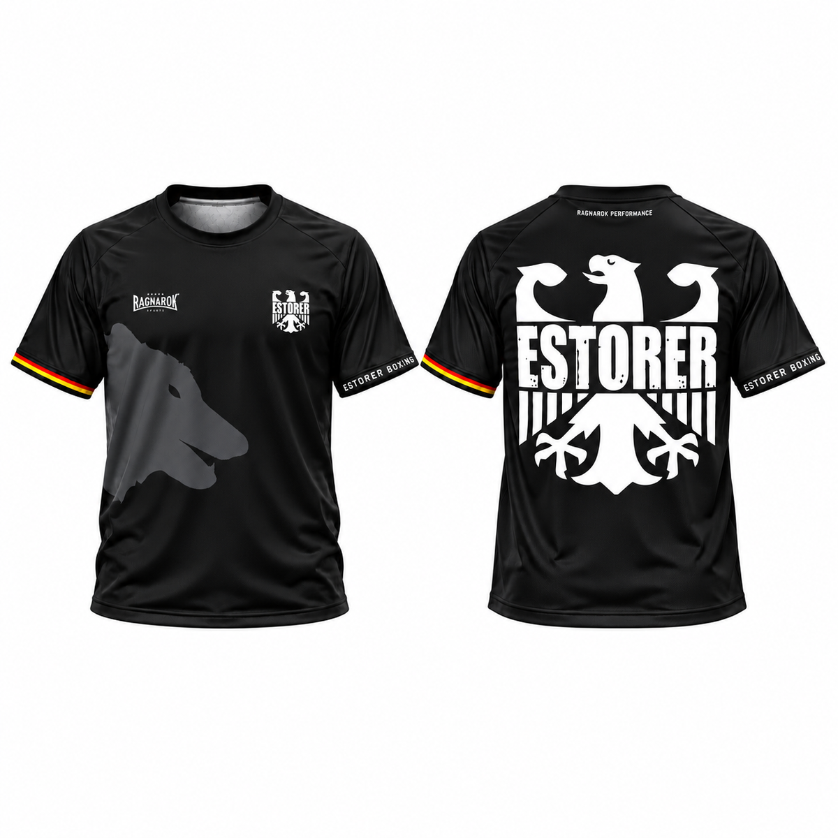 ESTORER Trainings-T-Shirt Mesh Material