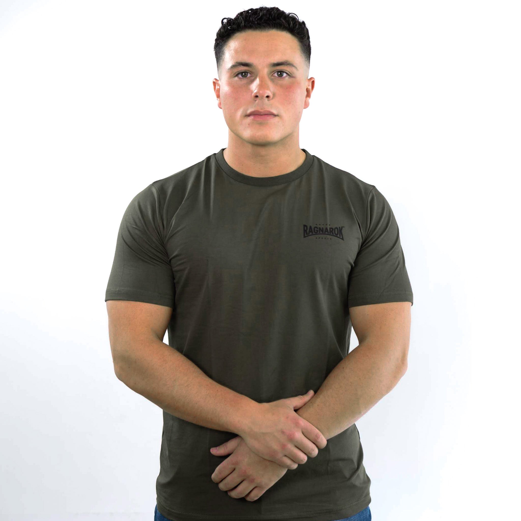 T-Shirt Slim Fit Classic Ragnarok Sports Military Green