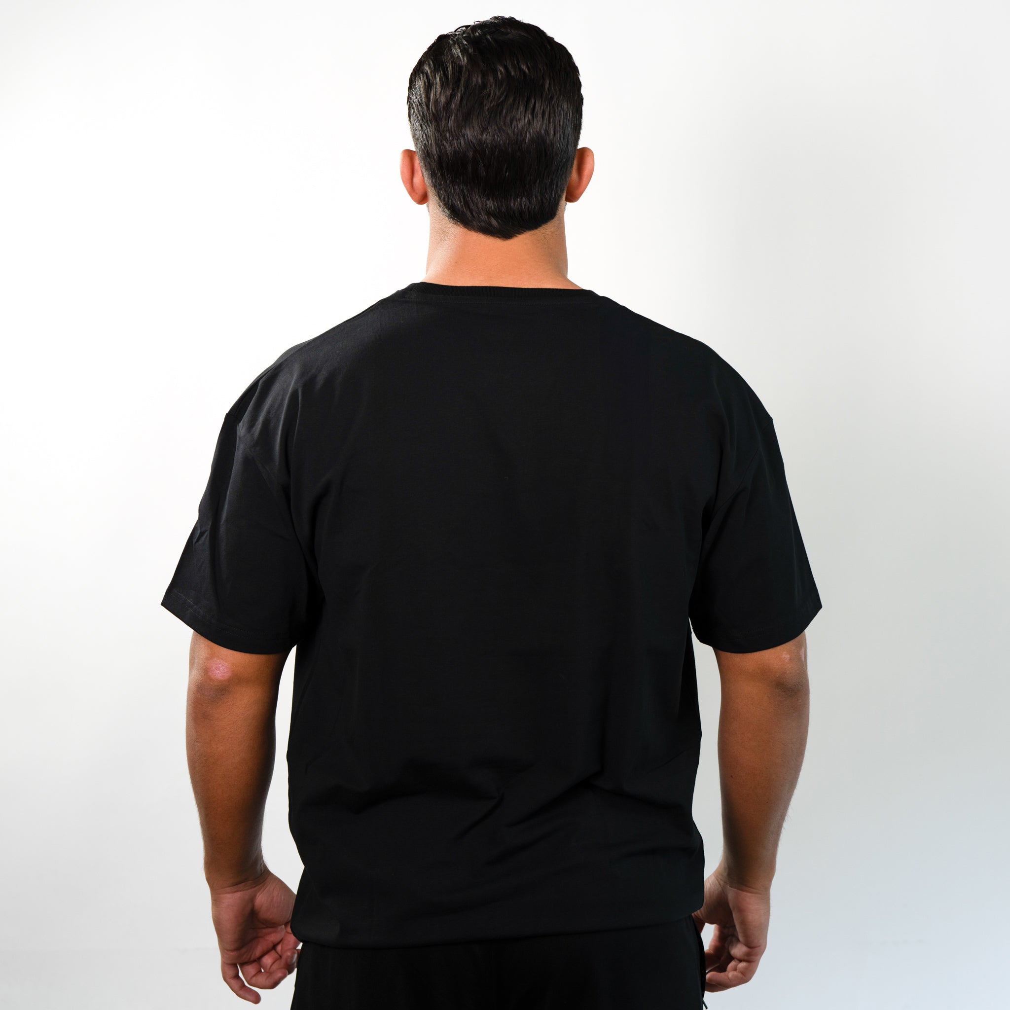 Oversize T-Shirt mit front Classic Logo Ragnarok Sports all Black