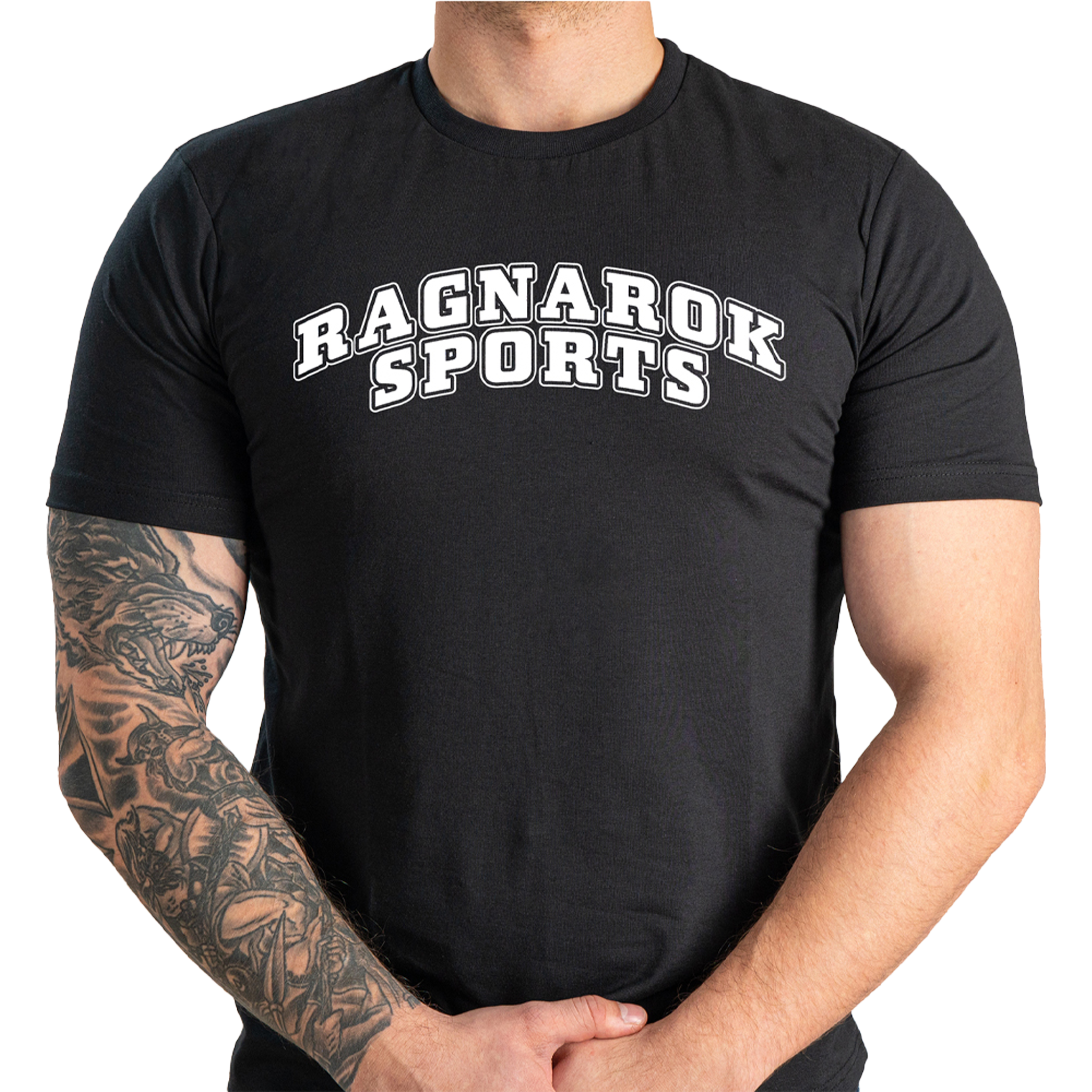 Slim Fit T-Shirt Retro Logo Ragnarok Sports