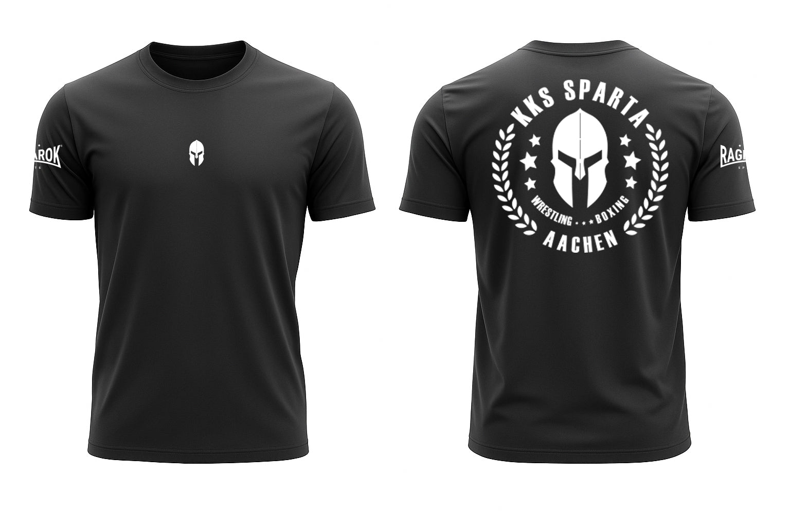 KKS Sparta Aachen "Back Print" T-Shirt Schwarz