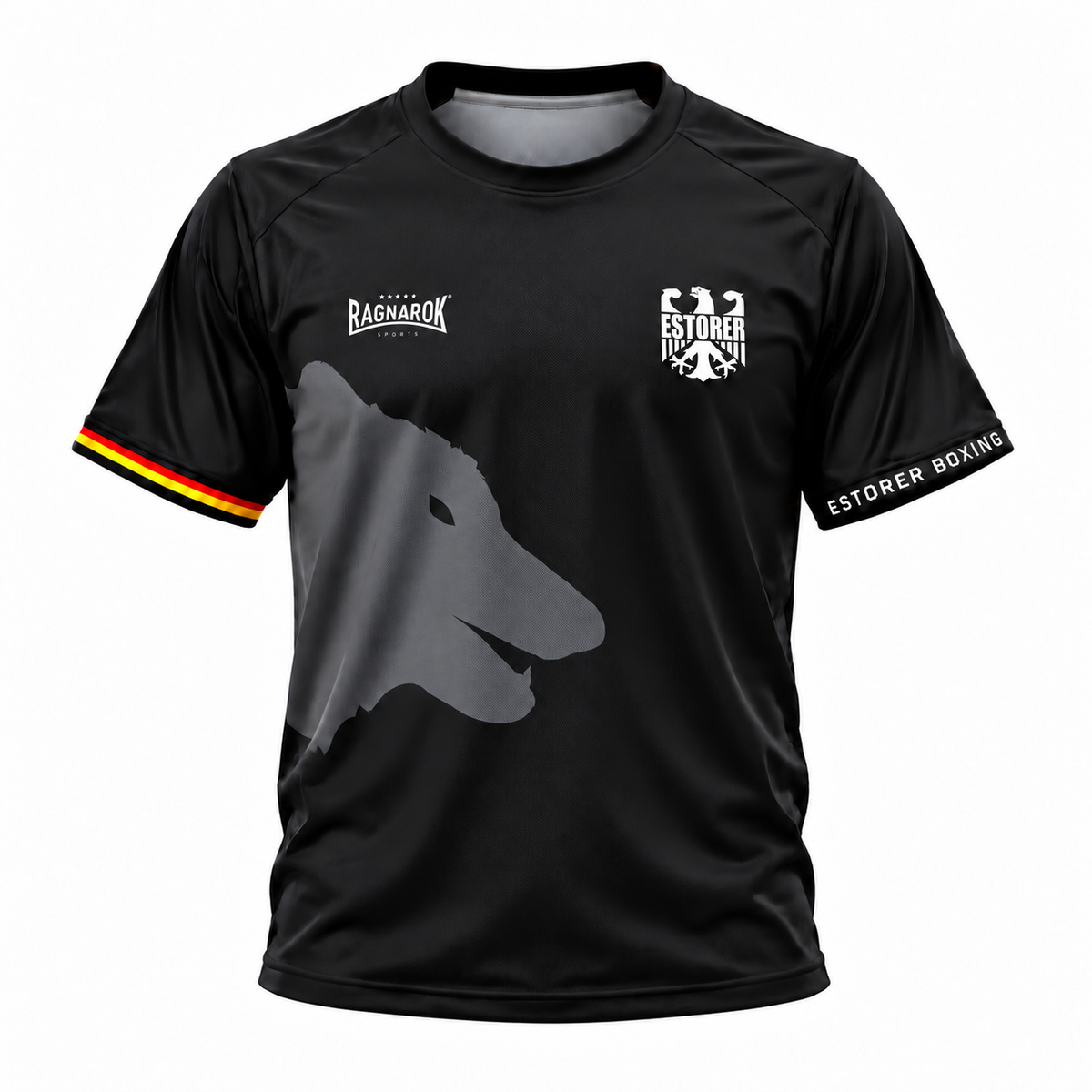 ESTORER Trainings-T-Shirt Mesh Material