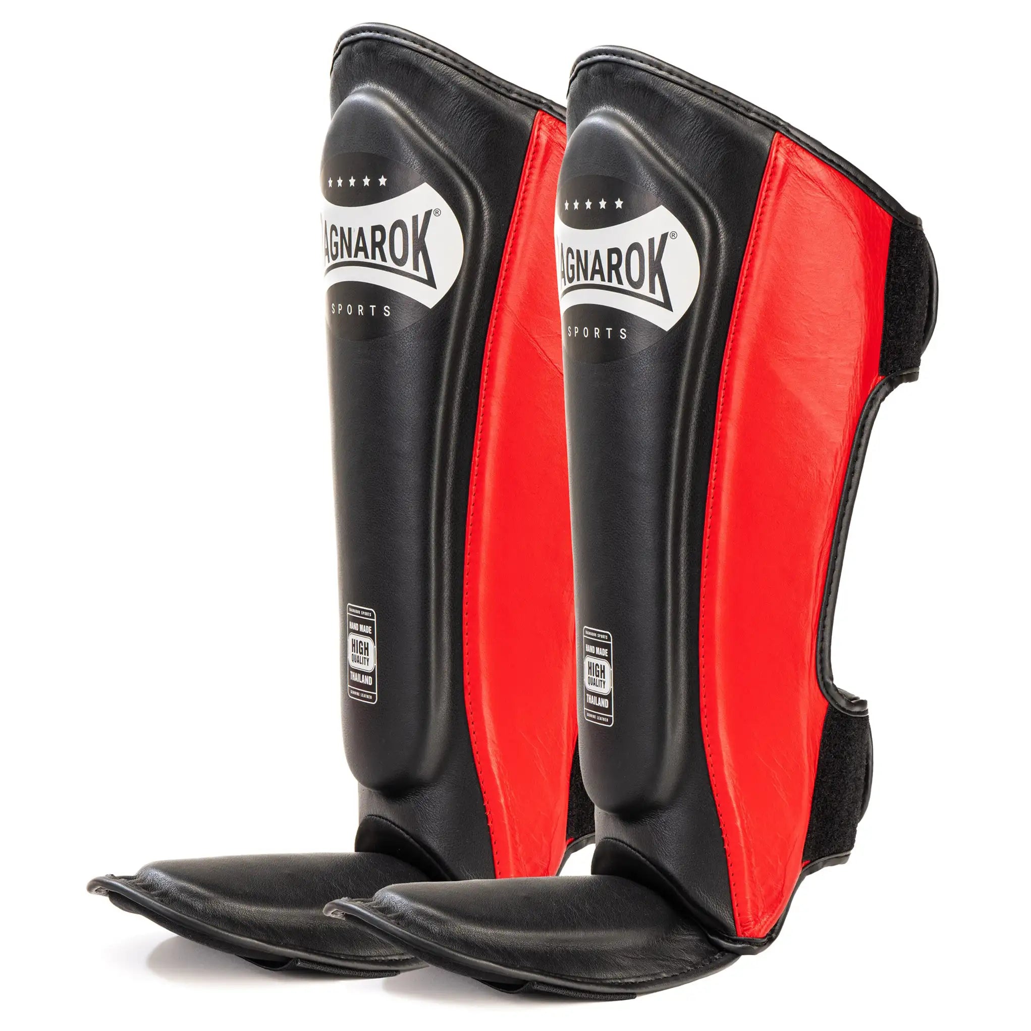 Muay Thai shin guards Ragnarok Sports Red 1xpair size L