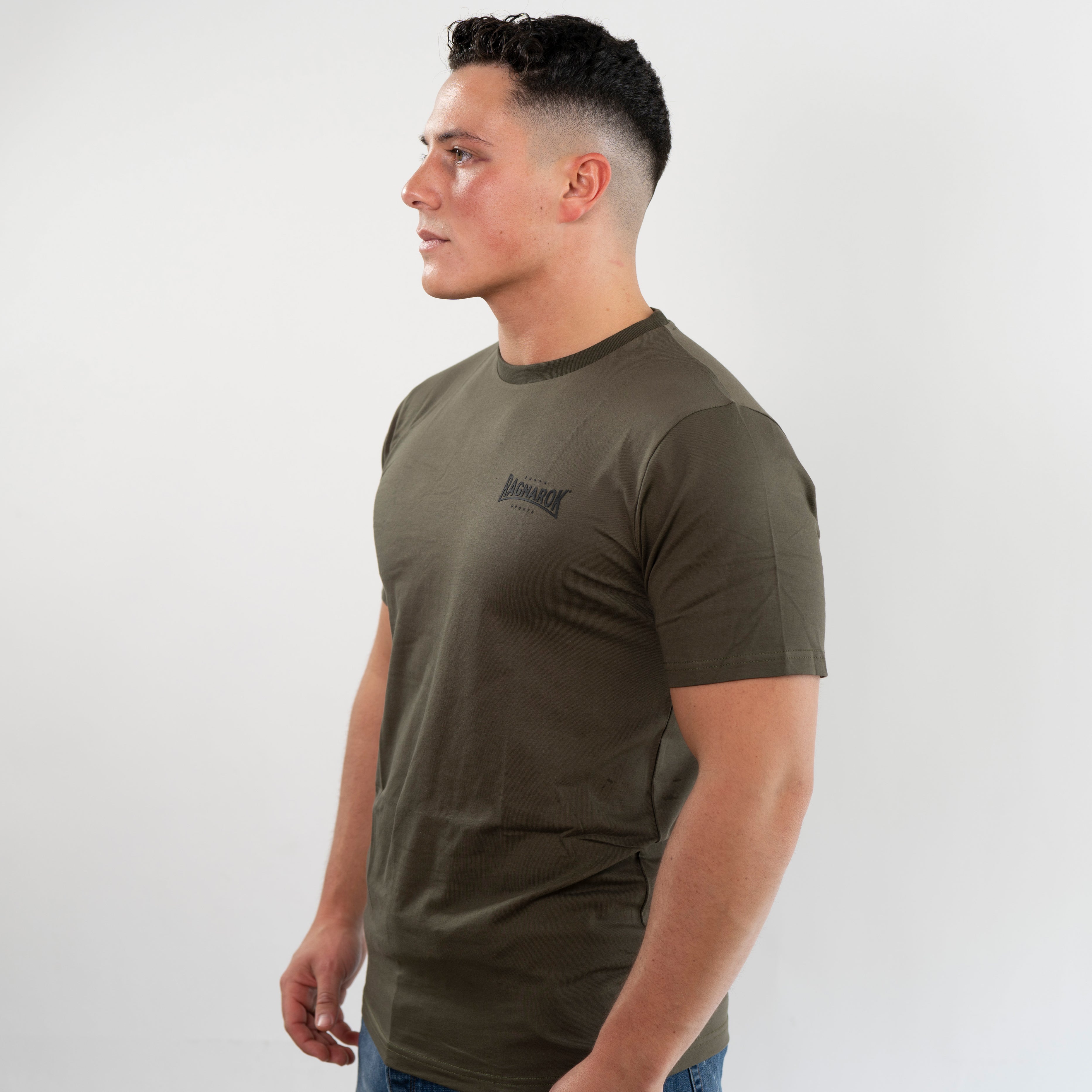 T-Shirt Slim Fit Classic Ragnarok Sports Military Green
