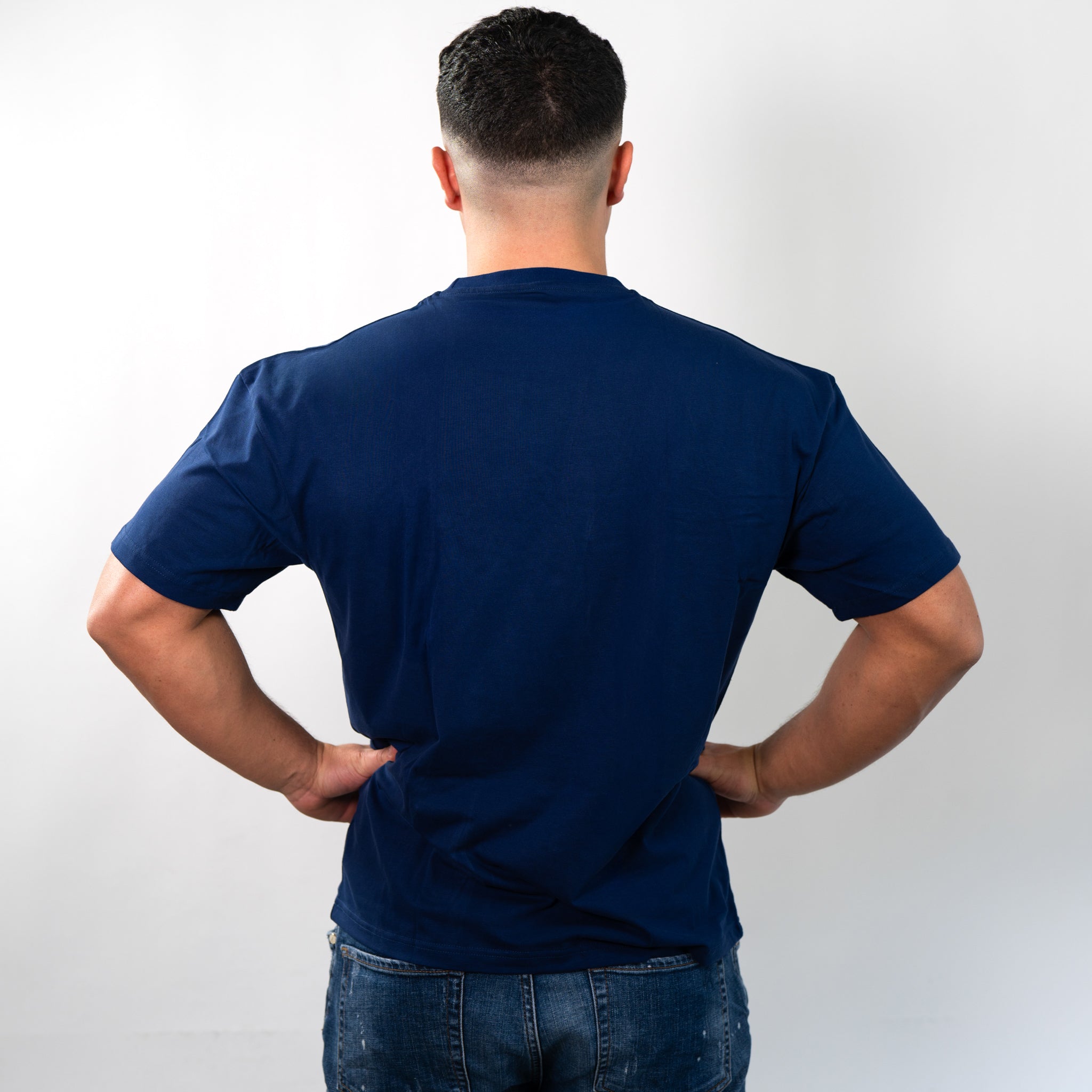 Oversize T-Shirt mit Front Logo Ragnarok Sports Dark Blue