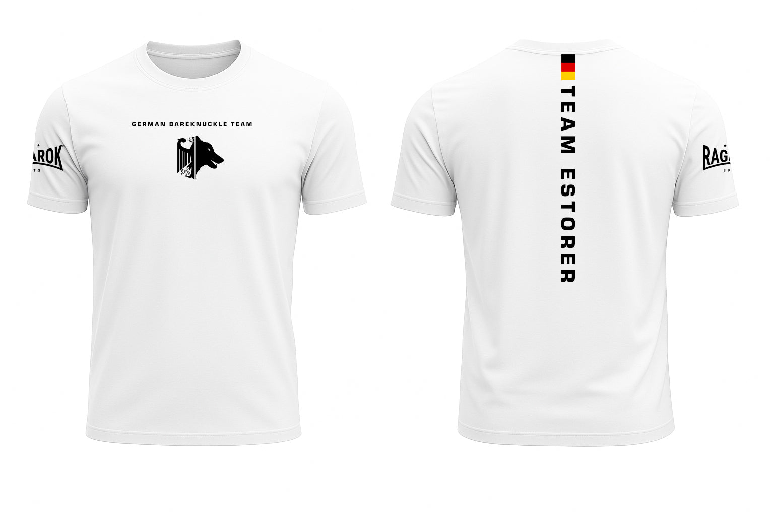 Team Estorer T-Shirt "German Bareknuckle Team" Weiß